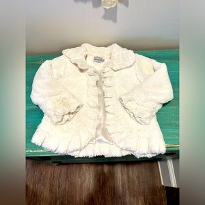 Girls faux fur jacket